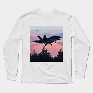 F/A-18 At Dusk Long Sleeve T-Shirt